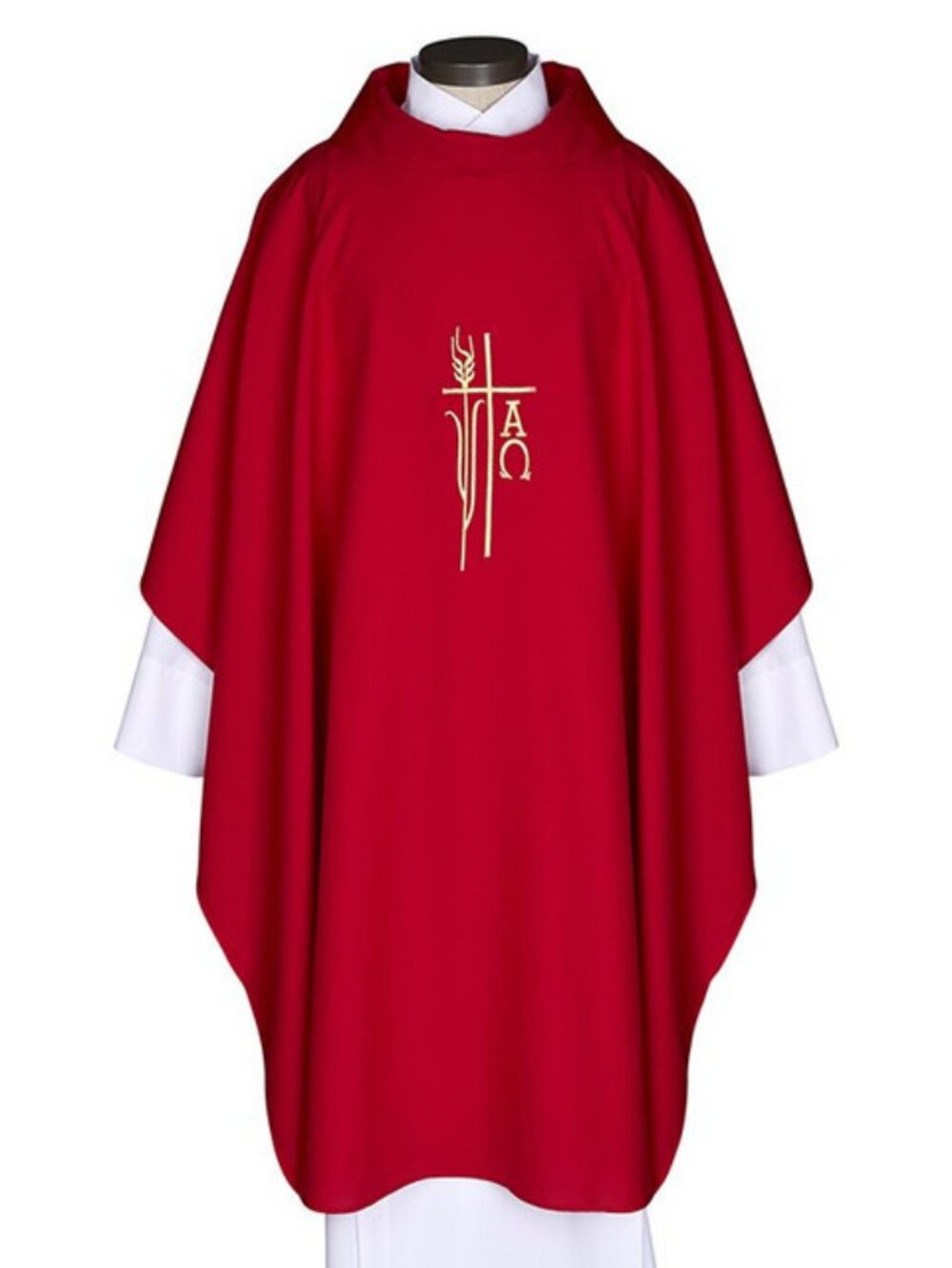 R.J. Toomey  JT386 Spirit/Hope Monastic Chasuble  Alpha Omega & Cross Design